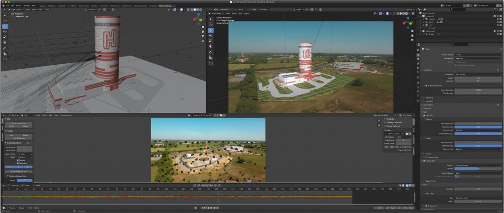Capture d'écran Blender